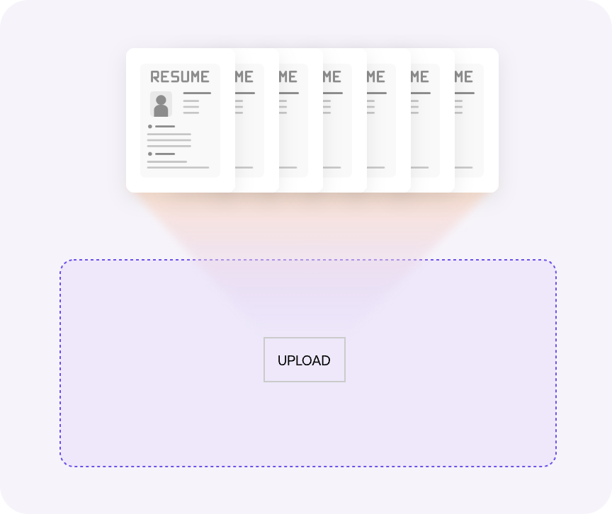 Upload Resumes In Bulk For Batch Processing, or Parse Individual Resumes
